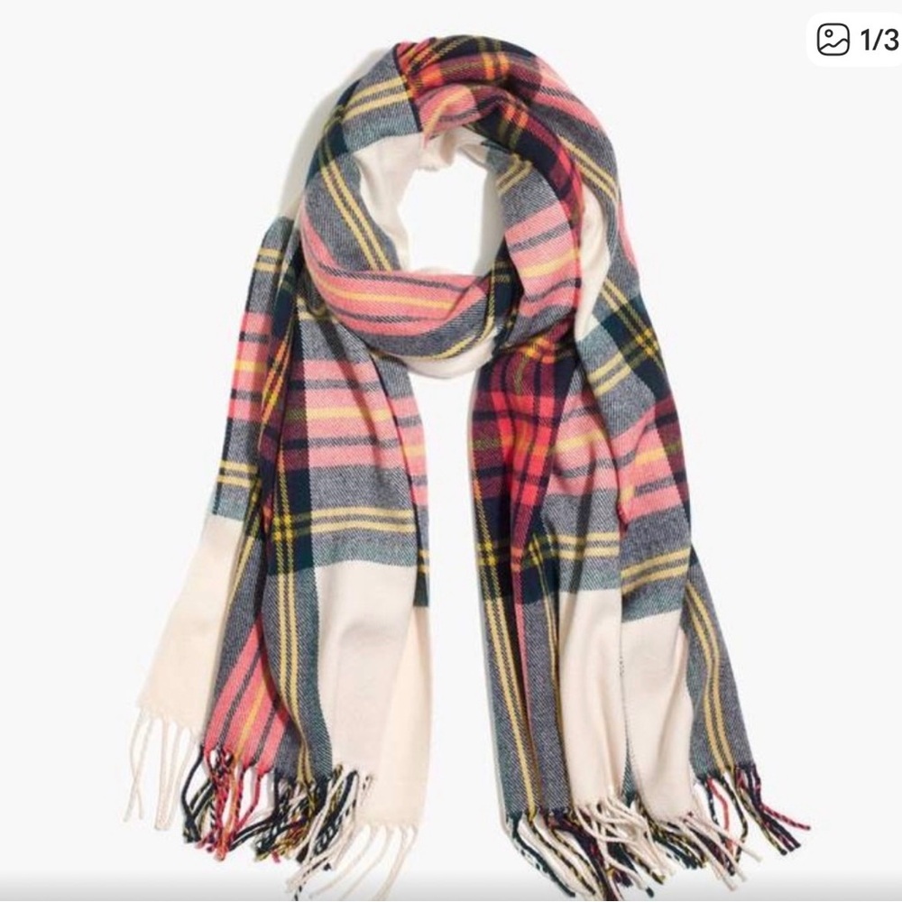 J Crew Tartan Blanket Scarf